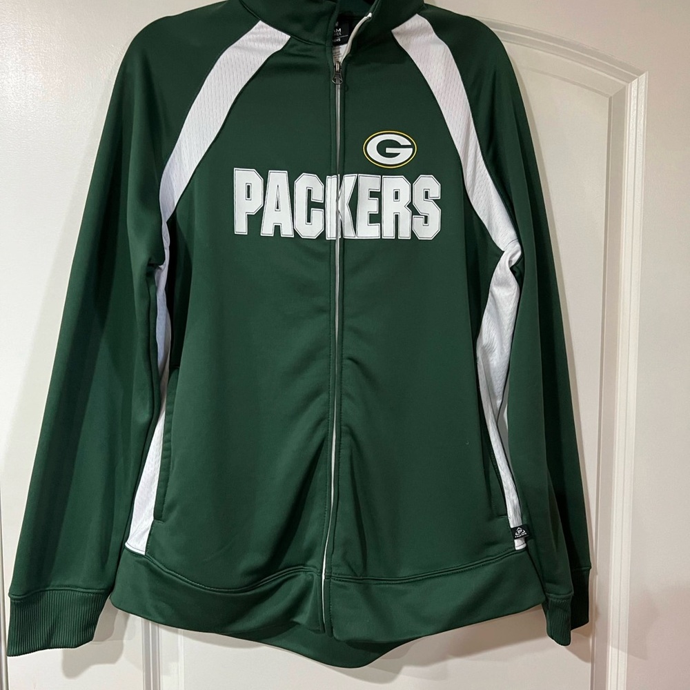 NFL Team Apparel Women's Green Jacket